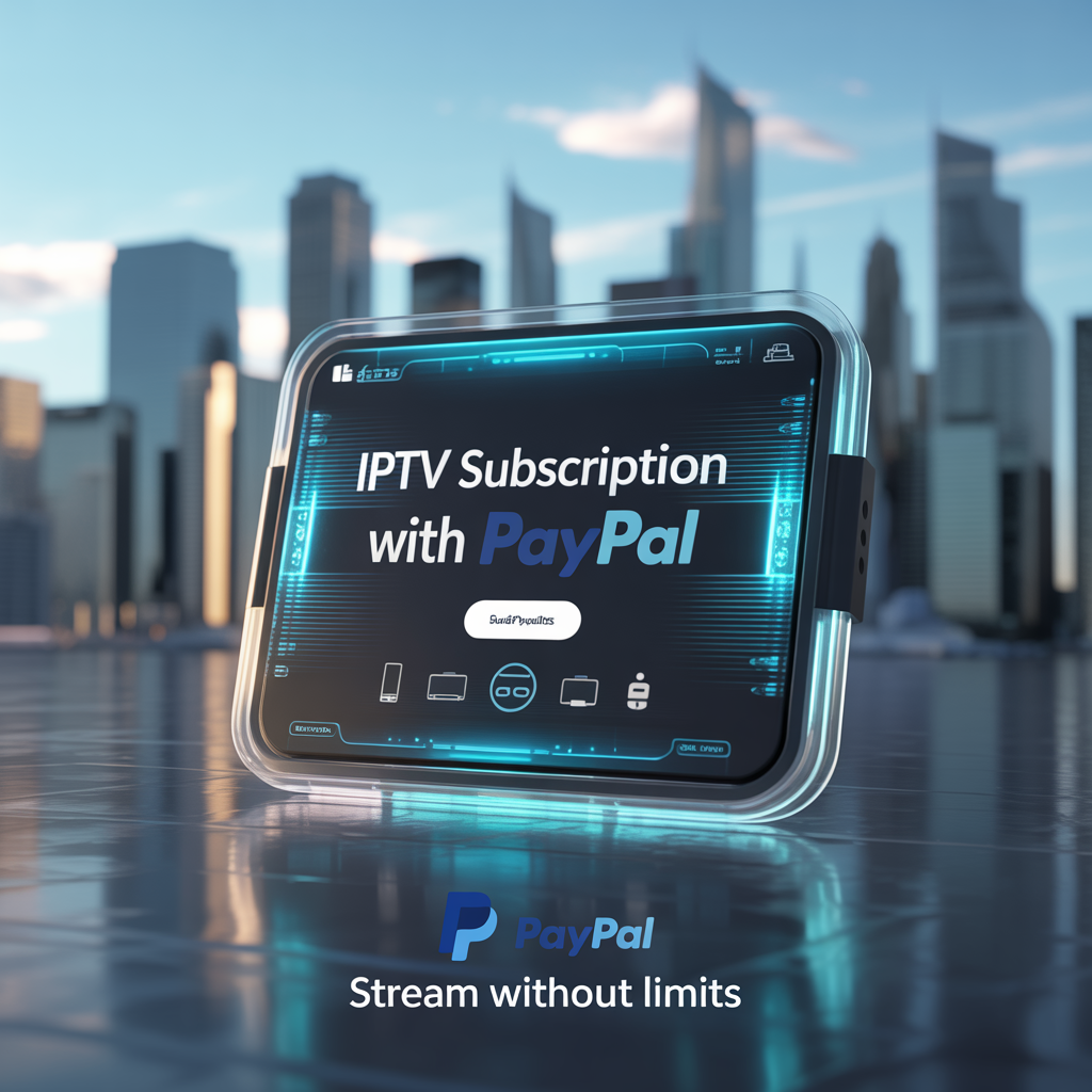iptv subscription with paypal