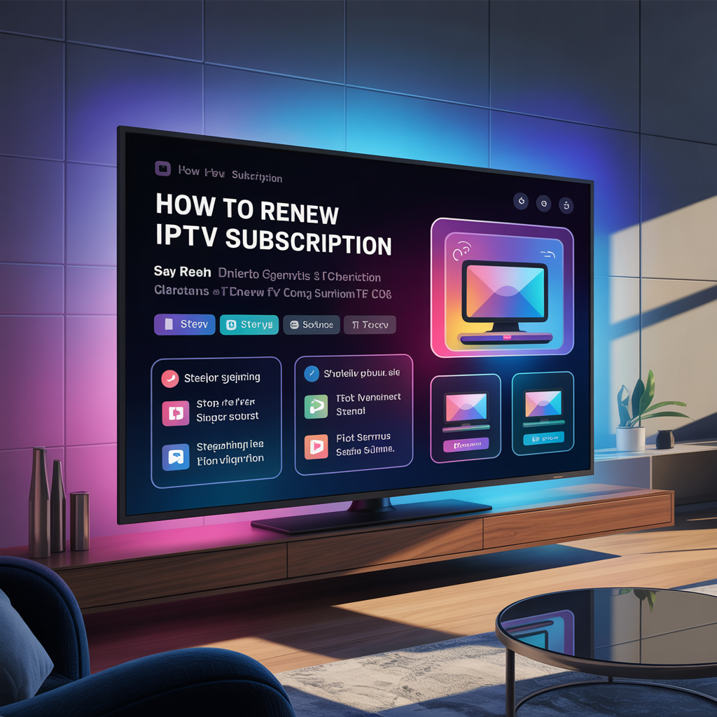how to renew iptv subscription
