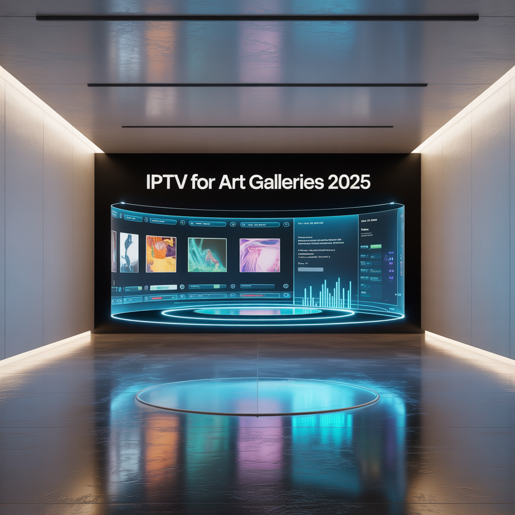 iptv for art galleries 2025